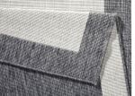 Kusový koberec Twin-Wendeteppiche 103108 creme grau – na ven i na doma - 120x170 cm