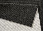 Kusový koberec Twin-Wendeteppiche 103096 schwarz creme – na ven i na doma - 80x250 cm