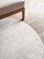 Kusový koberec Jaipur 106325 White kruh - 160x160 (průměr) kruh cm