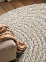 Kusový koberec Lyon Beans 106317 Natural Cream Grey kruh z kolekce Elle - 160x160 (průměr) kruh cm Kusový koberec Lyon Beans 106317 Natural Cream Grey kruh z kolekce Elle - 160x160 (průměr) kruh cm
