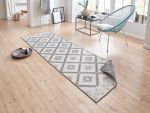 Kusový koberec Twin Supreme 103428 Malibu grey creme – na ven i na doma - 120x170 cm