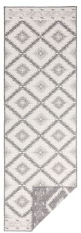 Kusový koberec Twin Supreme 103428 Malibu grey creme – na ven i na doma - 80x150 cm