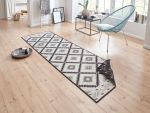 Kusový koberec Twin Supreme 103429 Malibu black creme – na ven i na doma - 80x150 cm