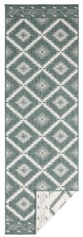 Kusový koberec Twin Supreme 103431 Malibu green creme – na ven i na doma - 80x350 cm