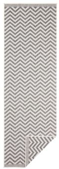 Kusový koberec Twin Supreme 103432 Palma grey creme – na ven i na doma - 80x350 cm
