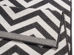 Kusový koberec Twin Supreme 103433 Palma black creme – na ven i na doma - 160x230 cm