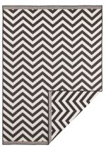 Kusový koberec Twin Supreme 103433 Palma black creme – na ven i na doma - 240x340 cm Kusový koberec Twin Supreme 103433 Palma black creme – na ven i na doma - 240x340 cm