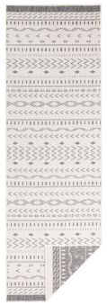 Kusový koberec Twin Supreme 103437 Kuba grey creme – na ven i na doma - 80x150 cm