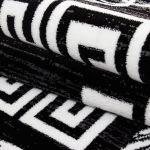 Kusový koberec Miami 6620 black - 80x300 cm