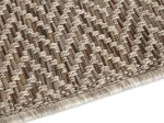 Kusový koberec Brave 103615 natural Brown z kolekce Elle – na ven i na doma - 160x230 cm