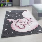 Dětský kusový koberec Kids 560 pink - 160x230 cm