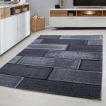 Kusový koberec Plus 8007 black - 80x150 cm