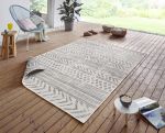 Kusový koberec Twin Supreme 103862 Biri Grey/Cream – na ven i na doma - 80x250 cm