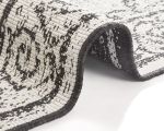 Kusový koberec Twin Supreme 103868 Cebu Black/Cream – na ven i na doma - 120x170 cm