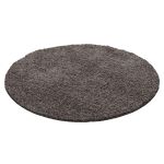 Kusový koberec Dream Shaggy 4000 taupe kruh - 120x120 (průměr) kruh cm