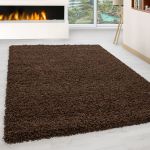 Kusový koberec Life Shaggy 1500 brown - 140x200 cm