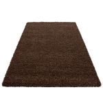 Kusový koberec Life Shaggy 1500 brown - 80x250 cm