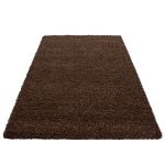 Kusový koberec Life Shaggy 1500 brown - 80x150 cm