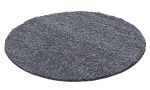 Kusový koberec Life Shaggy 1500 grey kruh - 80x80 (průměr) kruh cm