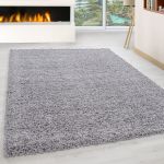 Kusový koberec Life Shaggy 1500 light grey - 80x250 cm