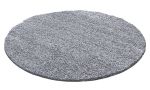 Kusový koberec Life Shaggy 1500 light grey kruh - 200x200 (průměr) kruh cm