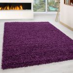Kusový koberec Life Shaggy 1500 lila - 80x150 cm