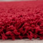 Kusový koberec Life Shaggy 1500 red kruh - 160x160 (průměr) kruh cm