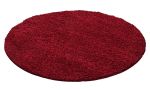Kusový koberec Life Shaggy 1500 red kruh - 160x160 (průměr) kruh cm