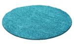 Kusový koberec Life Shaggy 1500 tyrkys kruh - 160x160 (průměr) kruh cm