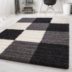 Kusový koberec Life Shaggy 1501 black - 200x290 cm