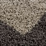Kusový koberec Life Shaggy 1503 taupe kruh - 200x200 (průměr) kruh cm