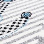 Dětský kusový koberec Kids 510 grey - 160x230 cm