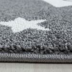 Dětský kusový koberec Kids 610 grey - 80x150 cm
