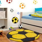 Dětský kusový koberec Fun 6001 yellow - 120x120 (průměr) kruh cm