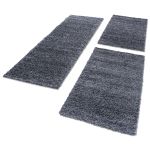Kusový koberec Life Shaggy 1500 grey - 80x250 cm