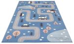Dětský koberec Adventures 104536 Sky-blue - 80x150 cm