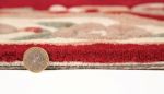 Ručně všívaný kusový koberec Lotus premium Red - 150x240 cm