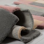 Ručně všívaný kusový koberec Abstract Collage Pastel - 150x240 cm
