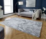 Kusový koberec Eris Marbled Silver - 80x150 cm