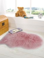 Kusový koberec Faux Fur Sheepskin Pink - 160x230 cm