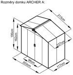 Domek DIANA 127cm