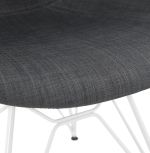 Jídelní židle LIDER tmavě šedá