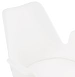 Jídelní židle SKANOR bílá/přírodní