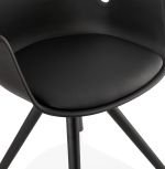 Jídelní židle SKANOR černá