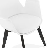 Jídelní židle ALCAPONE bílá/černá