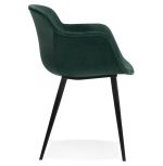 Jídelní židle LOREL zelená/černá
