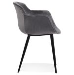 Jídelní židle LOREL šedá/černá