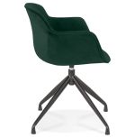 Jídelní židle KRAMPO zelená/černá