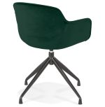 Jídelní židle KRAMPO zelená/černá