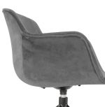 Jídelní židle KRAMPO šedá/černá